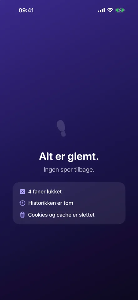 Sporløs på iPhone: Glem alt med ét tryk