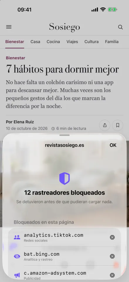 Sporløs en iPhone: Mira qué rastreadores se han detenido
